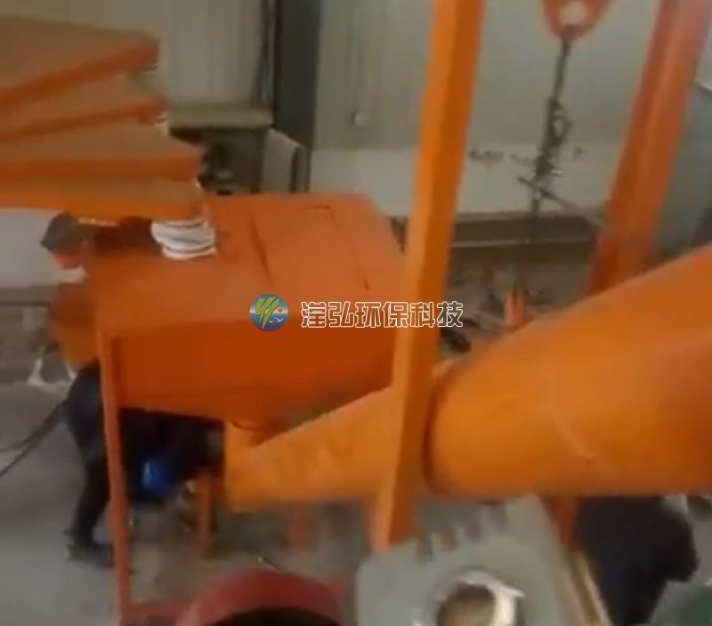 甘肅某科學(xué)研究（荒漠沙）輸送項目現(xiàn)場（管式螺旋）