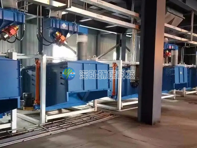 河南某項(xiàng)目（化肥顆粒）篩分現(xiàn)場(chǎng)